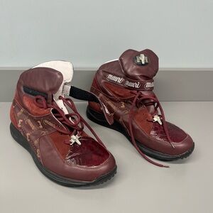 Mauri Burgundy and Brown Men's Boots